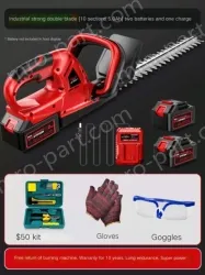 Industrial powerful double-edged 10-cell 5.0Ah two batteries and one charger