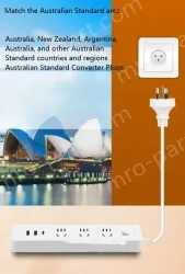 Australia Total switch 5-plug Cord length 1.5m