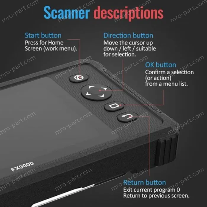 Ancel FX9000 OBD2 Automotive Diagnostic Tool