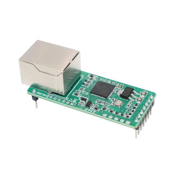 Low-cost serial-to-Ethernet module