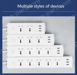 Split control 3-plug USB 1.8m