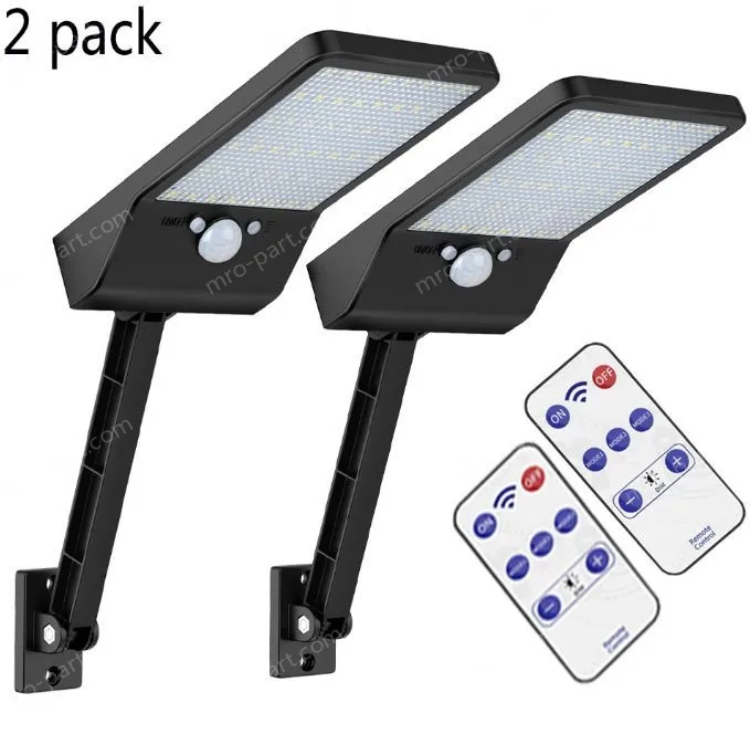 Lamp body can be adjusted up and down 180 degrees Solar remote control