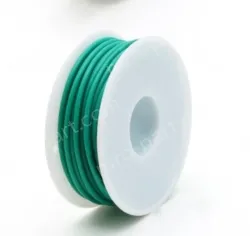 Silicone high temperature cable 18AWG Green