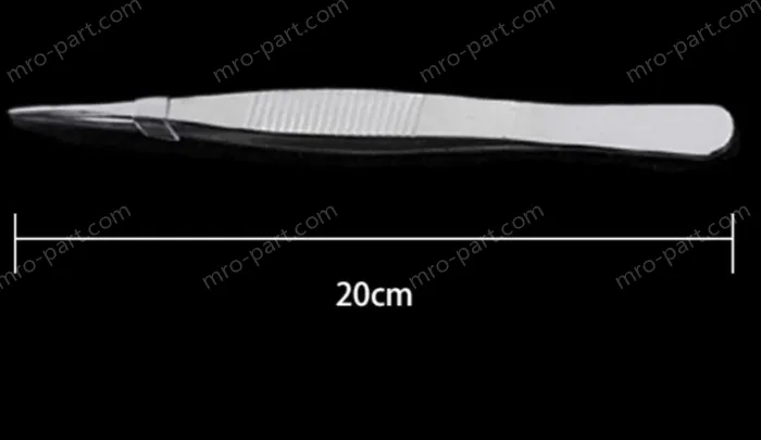 Stainless steel tweezers Straight tip (thick) 20cm