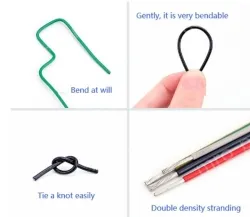 Teflon Wire Cable 8AWG Red 165 cores