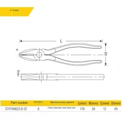 Wire cutter 6"