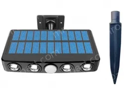 Detachable solar LED wall light
