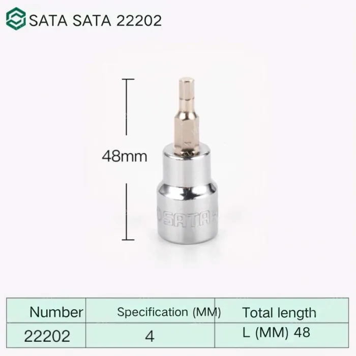 CALC 4mm with a total length of 48mm-22202