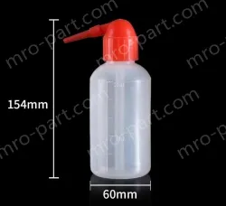 Plastic washing bottles 250ml (Red Head)