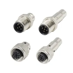 Sensor waterproof connector 4A 220V 5pin counts Male