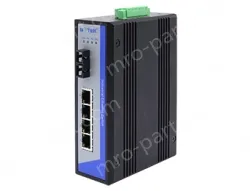 UOTEK 4-Port 100M Network Fiber Optic Transceiver
