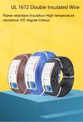 Transformer lines 24AWG Red