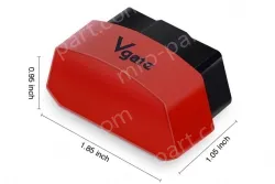 Black Vgate iCar3 wifi OBD Car Fault Diagnosis Tester supports Apple Android system