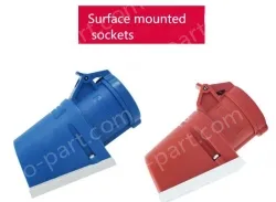 32A5 pole 400V concealed tilt plug