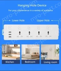 Split control 3-plug USB 1.8m