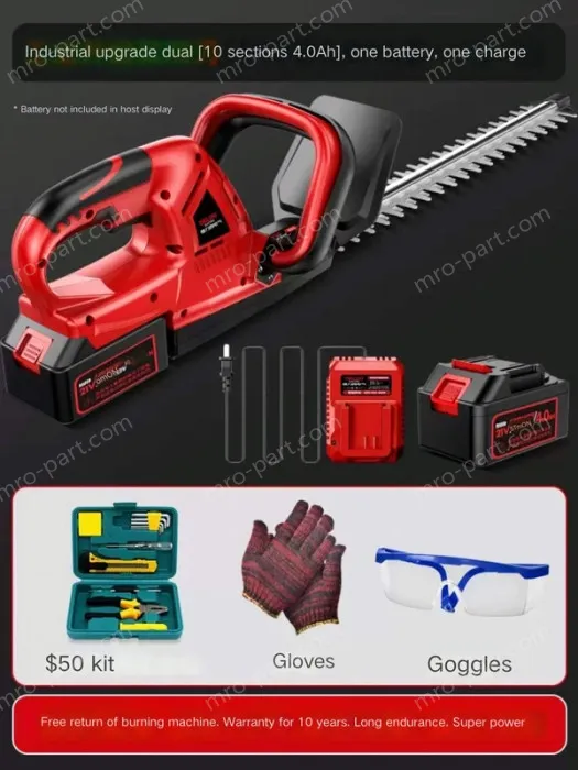 Industrial upgrade double-edged 10-cell 4.0Ah one battery and one charge