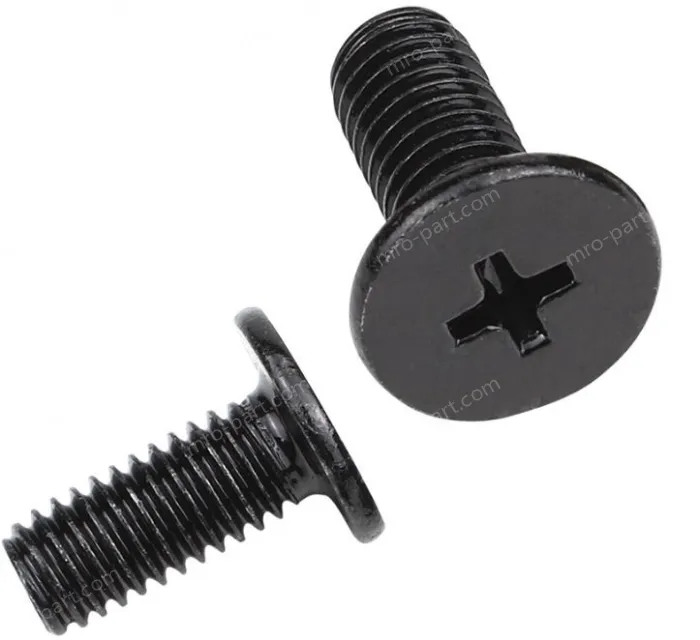 Carbon steel thin head screws M2.5*12*7