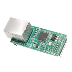 Low-cost serial-to-Ethernet module