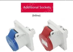 32A5 pole 400V concealed tilt plug