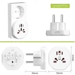 DE FR plug adapter KRSAP-WLH010324