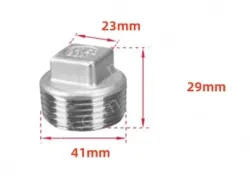 304 1.2 inch 1-1/4 Stainless steel plugs