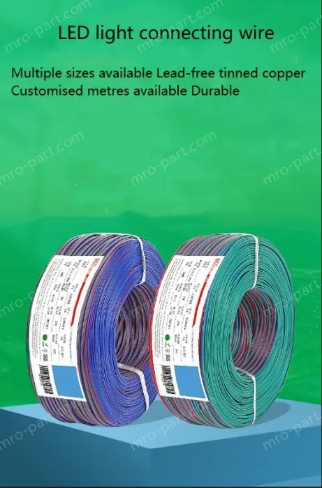 LED light connecting cable 24AWG*10 and (11/0.16TS)