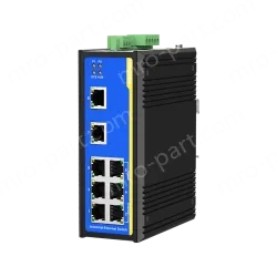 8 Ports 10/100M T(x) Din-Rail Managed Industrial Ethernet Switch