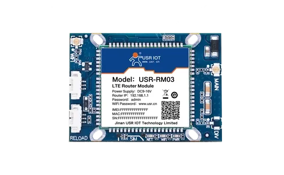 Dual-network port 4G wireless router module