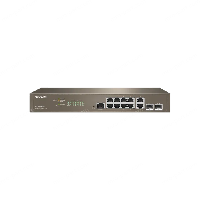 L3 Managed Switch 10 Base-T Ethernet ports,2 SFP ports