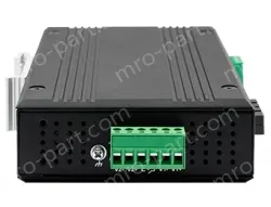 UOTEK 100M optical port to 2 electrical ports + RS232/485/422 Serial Device Server