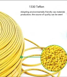 Teflon Wire Cable 22AWG Black 19 cores