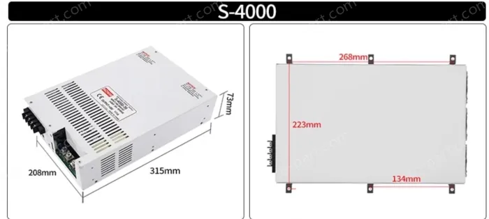 High-power switching power supply 4000W 24V