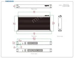 UOTEK Rackmount 24+2G Gigabit Ethernet Switch