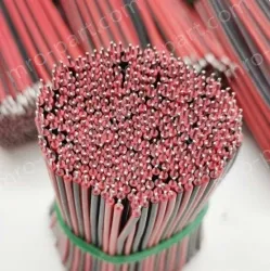 Red and Black Parallel Wire 80mm