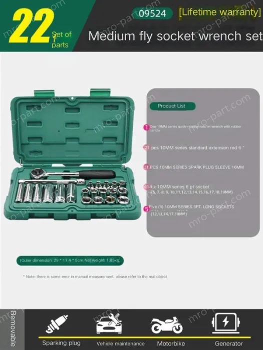 CALC sleeve set-22pcs-09524