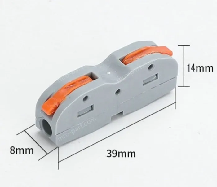 Quick terminal blocks-SPL-1 can be assembled with one in and one out