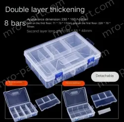 Single thickened material 8 grids double-layered