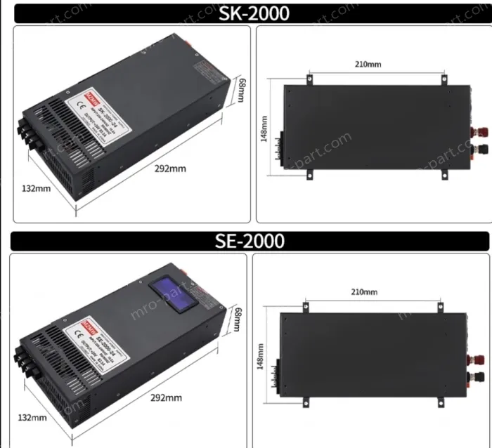 High-power switching power supply 2000W 150V
