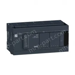 TM241C40T logic controller, Modicon M241, 40 IO, transistor, PNP