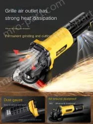 Slotted version 1200W rear switch wood sanding