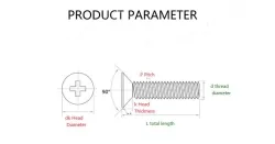 Electronic screws M1*3