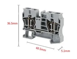 ST10 Terminal Blocks Rail Spring Type 10 Square Cage Terminal Blocks Terminal Blocks