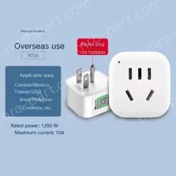 901A American Standard Converter The plug is not foldable