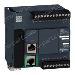 TM221CE16T controller M221 16 IO transistor PNP Ethernet