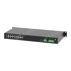 16 Ports 10/100M T(x) Rack-mount Unmanaged Industrial Ethernet Switch