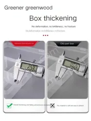 Single thickened material 15 grid small upgrade full dismantling