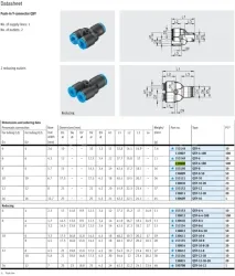 Push-in fitting QSY-6-100(FESTO)