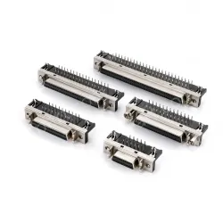 SCSI Connector Series 90 Degree PCB Board-to-Board Servo 100-PIN Headers