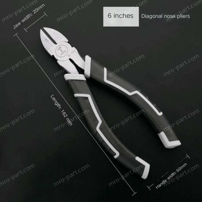 6 inch three-piece set (vise + needle nose pliers + wire stripper)