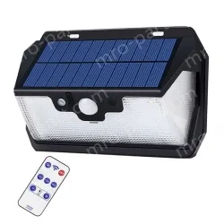 Remote control 3 Sides view lighting solar sensor light